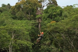 Iquitos: Amazon Zipline Adventure og hængebro
