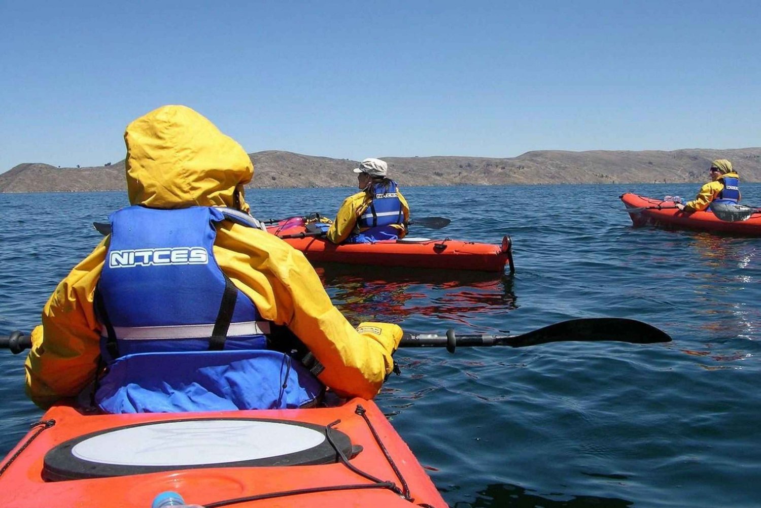 Esperienza di kayak sul lago Titicaca