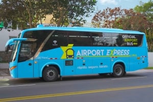Liman lentoasema: Bussi kuljetus Liman keskustaan / Liman keskustasta