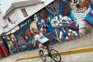 Lima: Bike Tour in Miraflores Malecon & Barranco Street Art