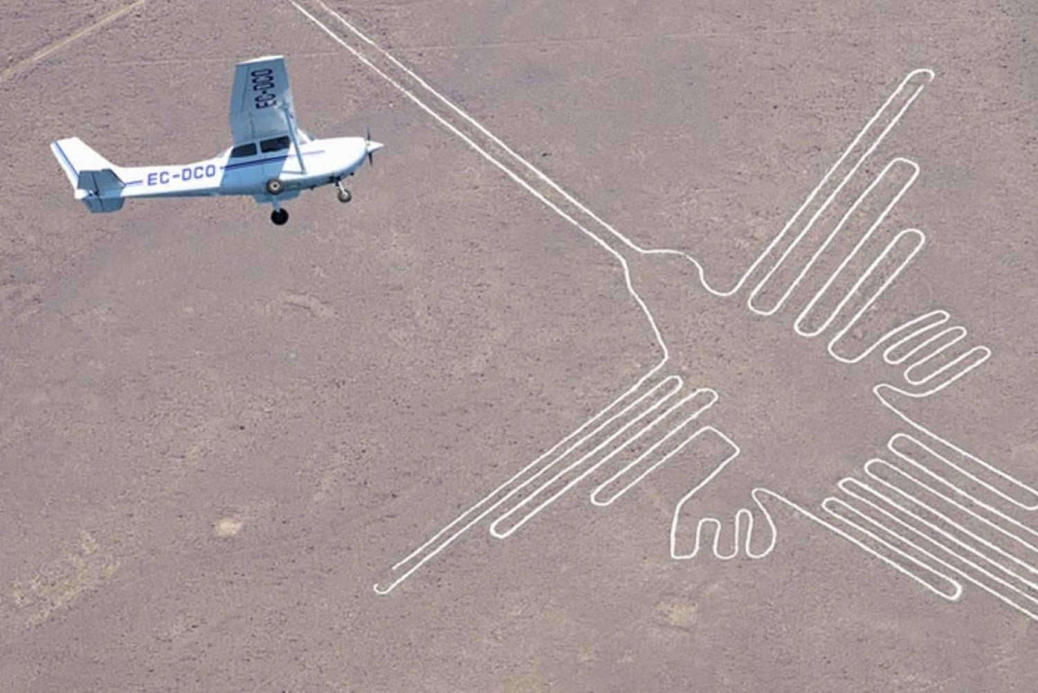 Lima: Flight over the Nazca Lines with bus transfer