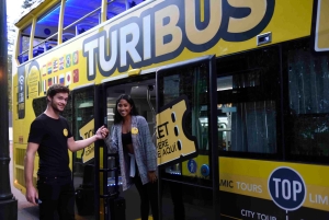 Lima: Hop-On Hop-Off Tourist Bus with 11 stops and 4 routes