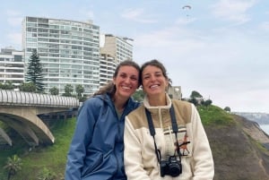 Lima: Huaca Pucllana -pyramidi ja Miraflores-kierros + nouto