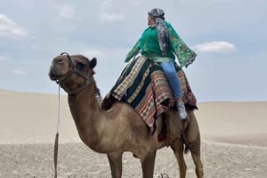 Lima: przejażdżka na wielbłądzie Ica + Huacachina + basen 'Przygoda na pustyni'.