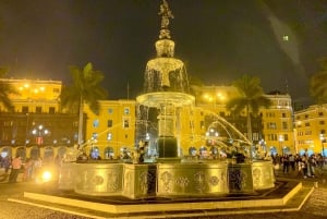 Lima: tour notturno di luci, pisco e divertimento e degustazione di pisco