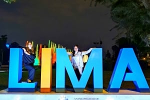 Lima: Magic Water Circuit Light Show-tur med upphämtning