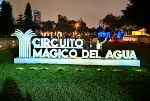 Lima : circuit des fontaines et spectacle son et lumière