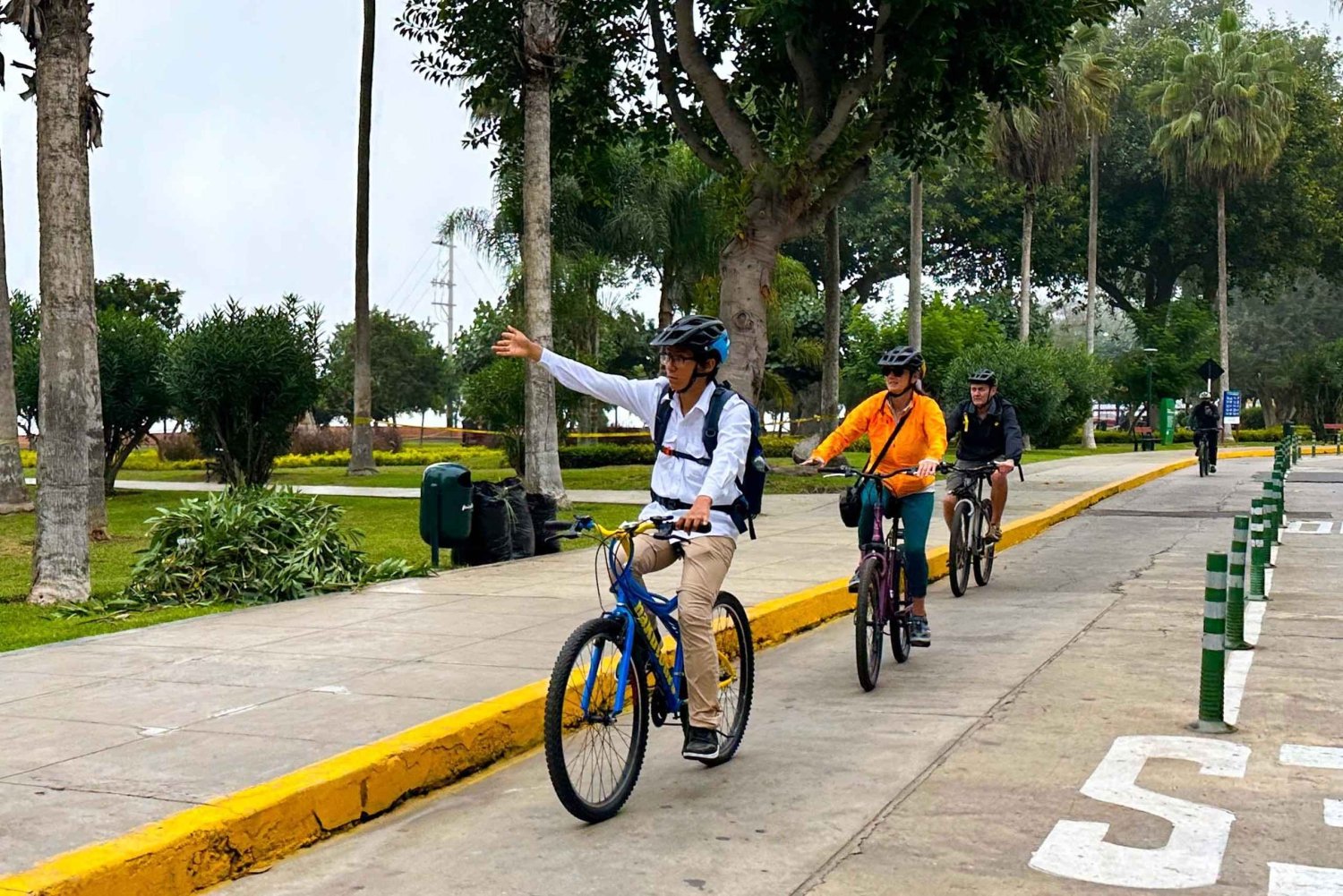 Lima: tour guidato in bicicletta a Miraflores e Barranco