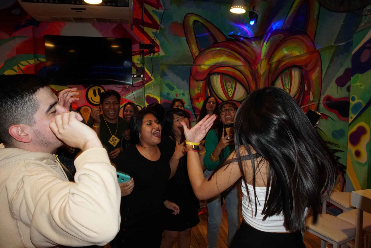 Lima: Miraflores Nightlife Tour with Bar Crawl & Free Shots