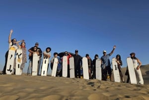 Lima: Dagsudflugt til Paracas og Huacachina-oasen med vin og klitter