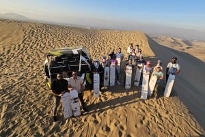 Lima: Dagsudflugt til Paracas og Huacachina-oasen med vin og klitter
