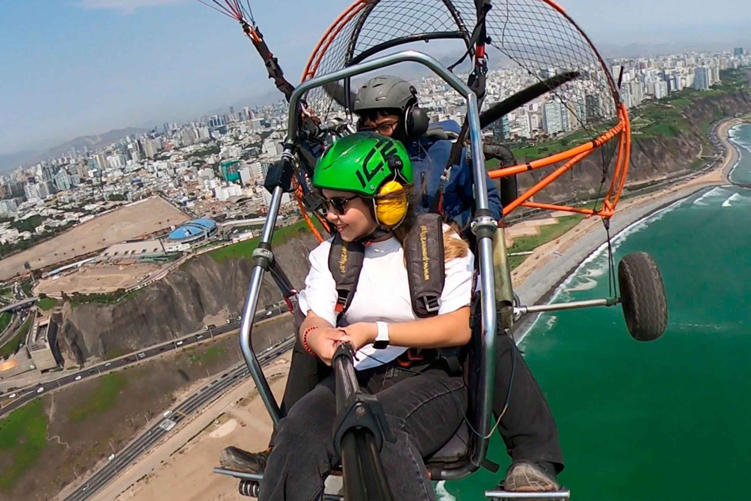 Lima: Paragliding Experience with HD Video costa verde