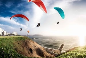 Lima: Paragliding Experience with HD Video costa verde