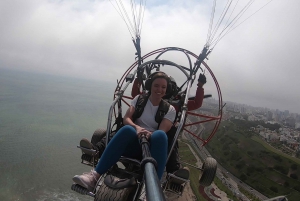 Lima: Paragliding Flight Over Costa Verde Districts