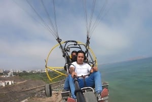 Lima : Vol en parapente au-dessus des districts de la Costa Verde