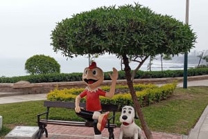 Lima: Pyramid Pucllana, Miraflores, Barranco 18 km E-bike. Drinks x 3