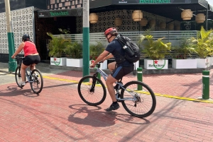 Lima: Sightseeing Bike Tour with Food and Drink Tastings