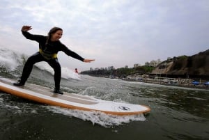 Lima: Surfunterricht am Playa Makaha in Miraflores