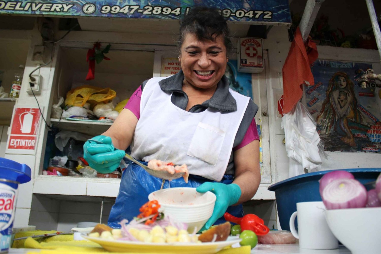Tour gastronômico em Lima pelos mercados locais e visita ao Barranco