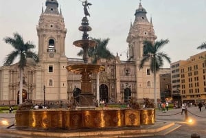 Lima's Historic Center: Night Tour + Pisco, Dinner, and Dessert