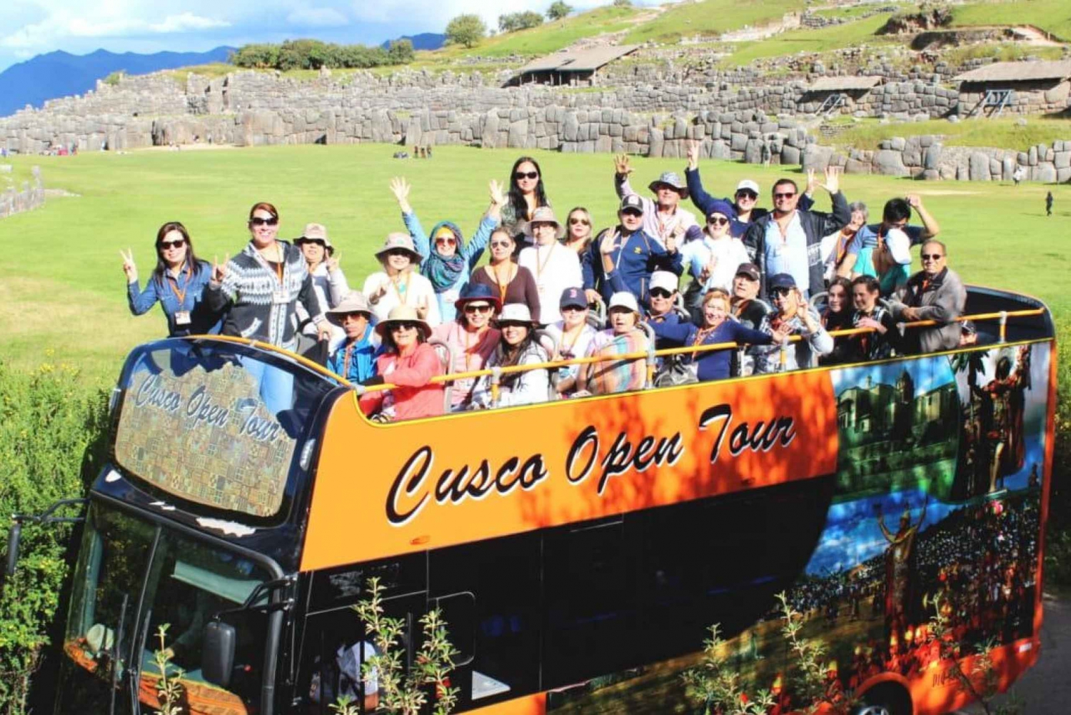 Tour della città di Cusco con Mirabus e vista panoramica.