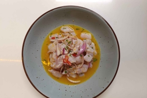 Miraflores: Hämmästyttävä perulainen ruoanlaittokurssi Ceviche äyriäiset ja Pisco Sour