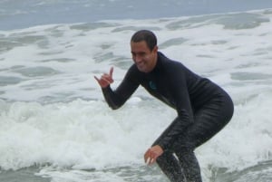 Miraflores: Surfingkursus med videoer, udstyr og instruktør