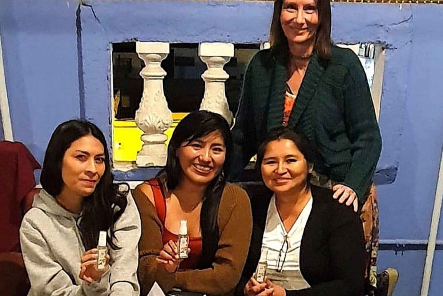 Workshop für natürliche Parfüms in Arequipa mit ätherischen Ölen aus Peru