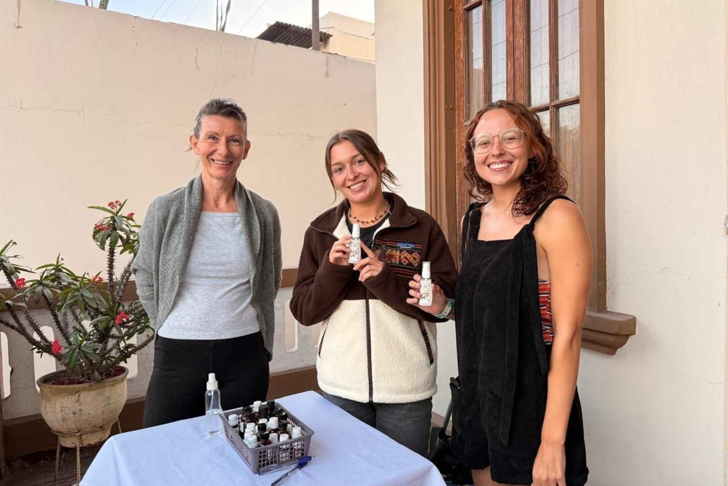 Workshop für natürliche Parfüms in Arequipa mit ätherischen Ölen aus Peru