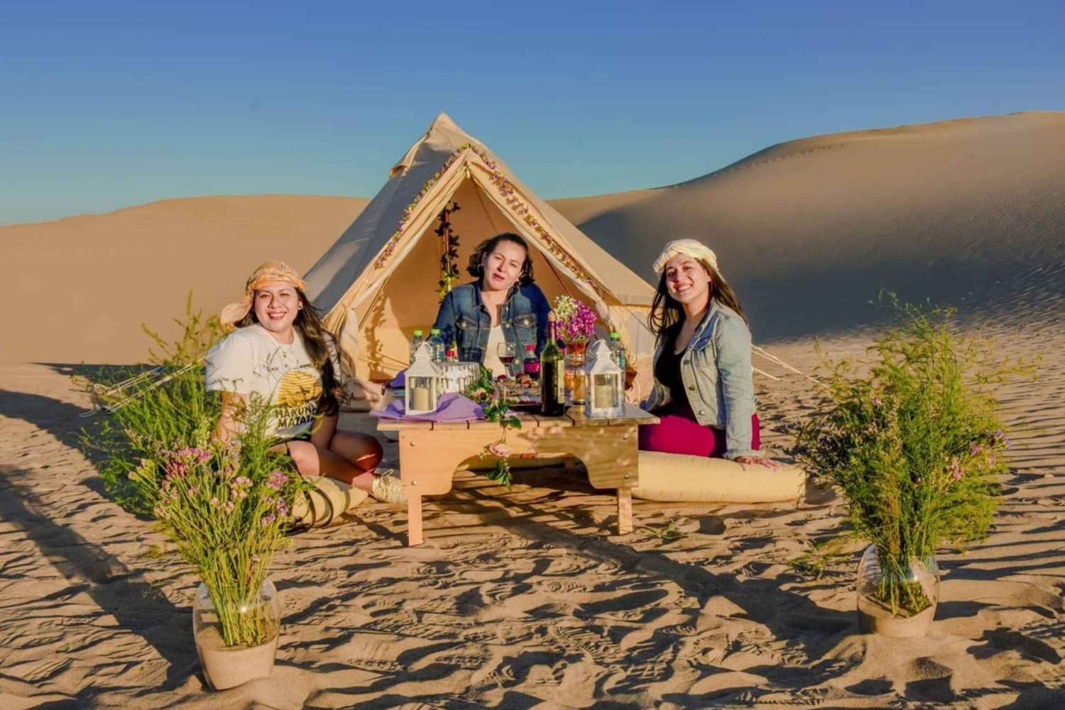 Prywatny piknik w Huacachina