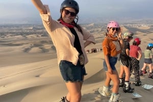 Professional sandboarding and sand skiing school in Huacachina