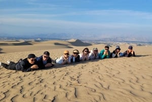 Professional sandboarding and sand skiing school in Huacachina