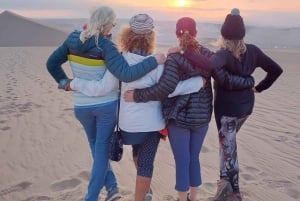 Professional sandboarding and sand skiing school in Huacachina