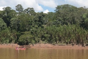Puerto Maldonado: Kayaking and swimming in the Tambopata River