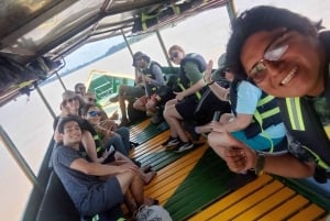 Puerto Maldonado: Kayaking and swimming in the Tambopata River