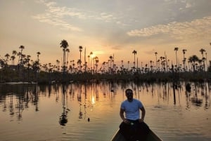 Puerto Maldonado: Yacumama-järven auringonlasku ja piranha-kalastus