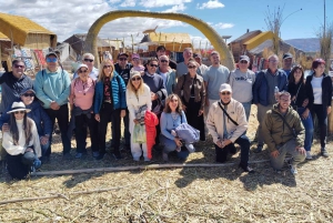 Puno: 3 uur durende tour naar de Uros en drijvende eilanden + lokale lunch