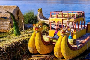 Puno : Visite d'une jounée au lac Titicaca avec déjeuner typique.