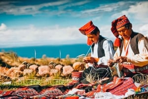 Fra Puno: Uros- og Taquile-øerne med frokost og indgang