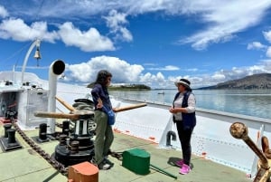 Puno: tour guidato della città in bicicletta con visita alla nave Yavarí, Museo Dreyer