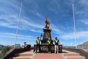 Puno: tour guidato della città in bicicletta con visita alla nave Yavarí, Museo Dreyer