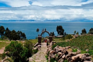 Ab Puno: Ganztagestour zu den Uros und Taquile-Inseln mit Mittagessen