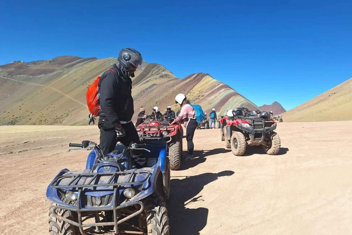 From cusco: Rainbow Mountain ATV Tour with 5-Minute Hike