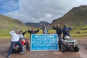 Da Cusco: Tour in ATV della Montagna Arcobaleno con pasti