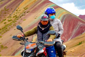 Rainbow Mountain, Skip the Hiking with Motorcycle Expedition