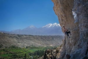Arrampicata su roccia ad Arequipa, Perù