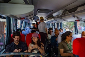 Round trip bus tickets to Machu Picchu.