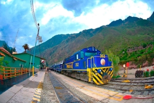 Round trip by train Cusco to Machupicchu