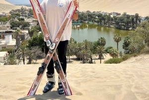 Sandboarding|SandSkiing Sunset Videos with Drone 4x4 Buggy in Huacachina