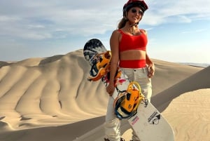Sandboarding|SandSkiing Sunset Videos with Drone 4x4 Buggy in Huacachina